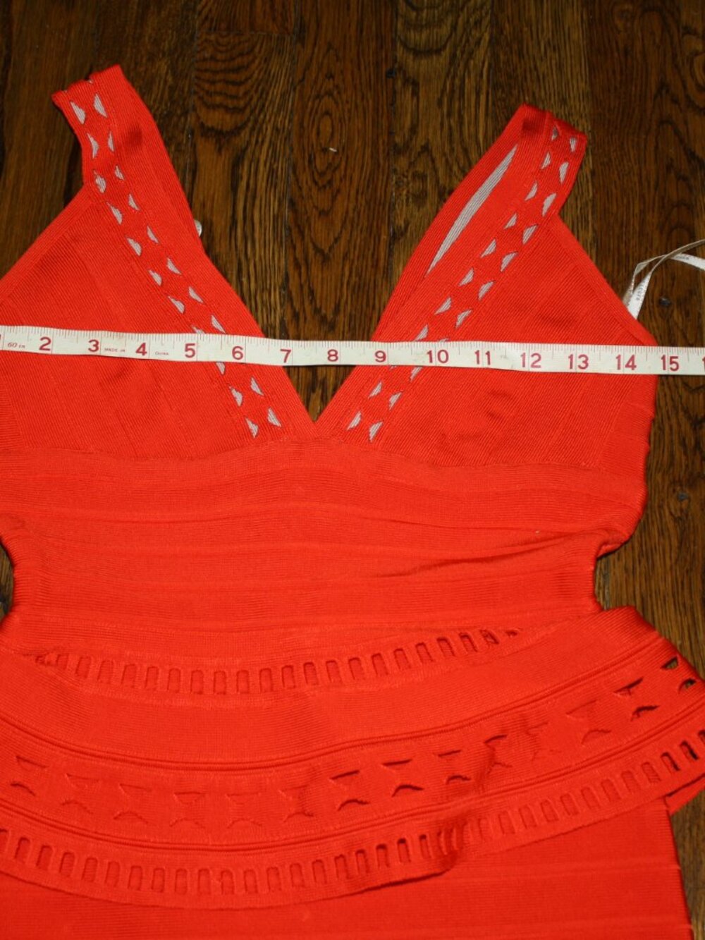 NWT Herve Leger - Rebeca Cutout Peplum Bandage Dress - Size Small - Picture 7 of 15